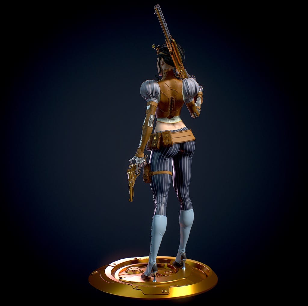 图片[2]-Yan H 机械女郎-P站图纸收藏馆