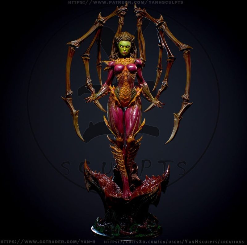 Yan H 星际争霸 莎拉·凯瑞甘-P站图纸收藏馆