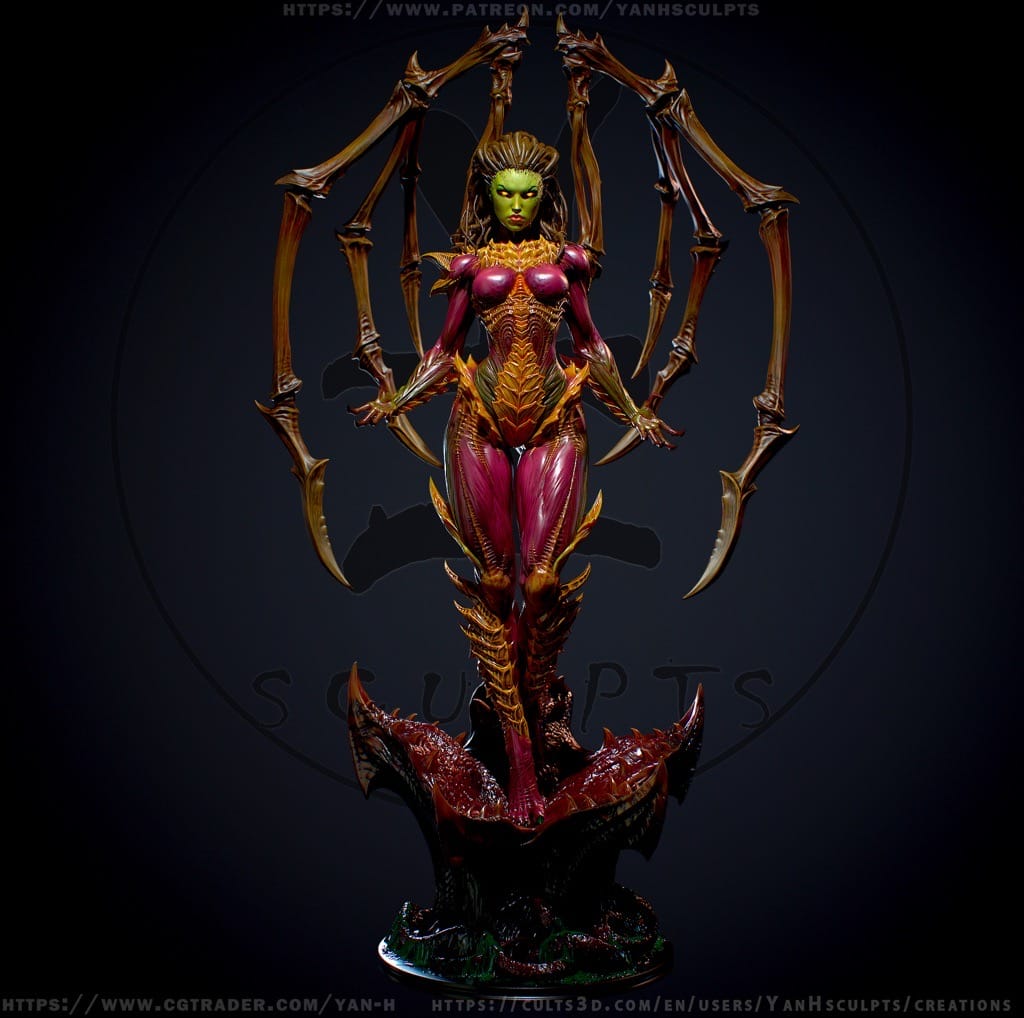 Yan H 星际争霸 莎拉·凯瑞甘-P站图纸收藏馆