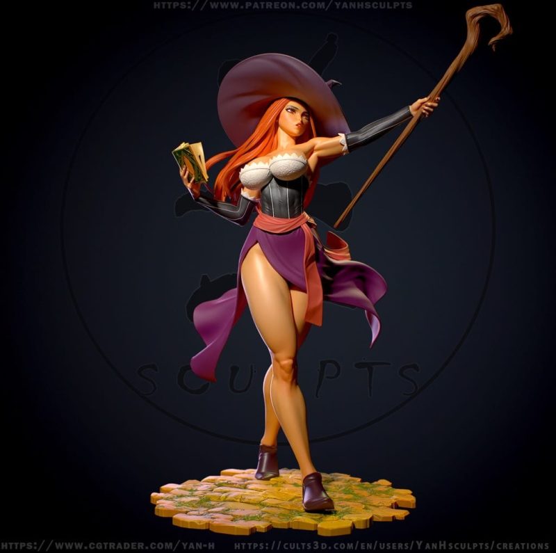 Yan H 龙之皇冠 女巫-P站图纸收藏馆