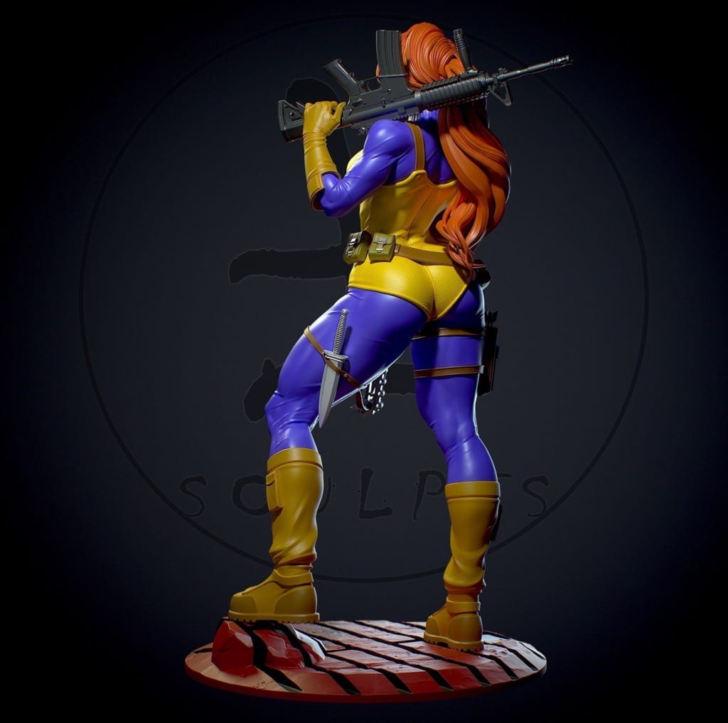 图片[2]-Yan H 特种部队 红发女斯嘉蕾-P站图纸收藏馆