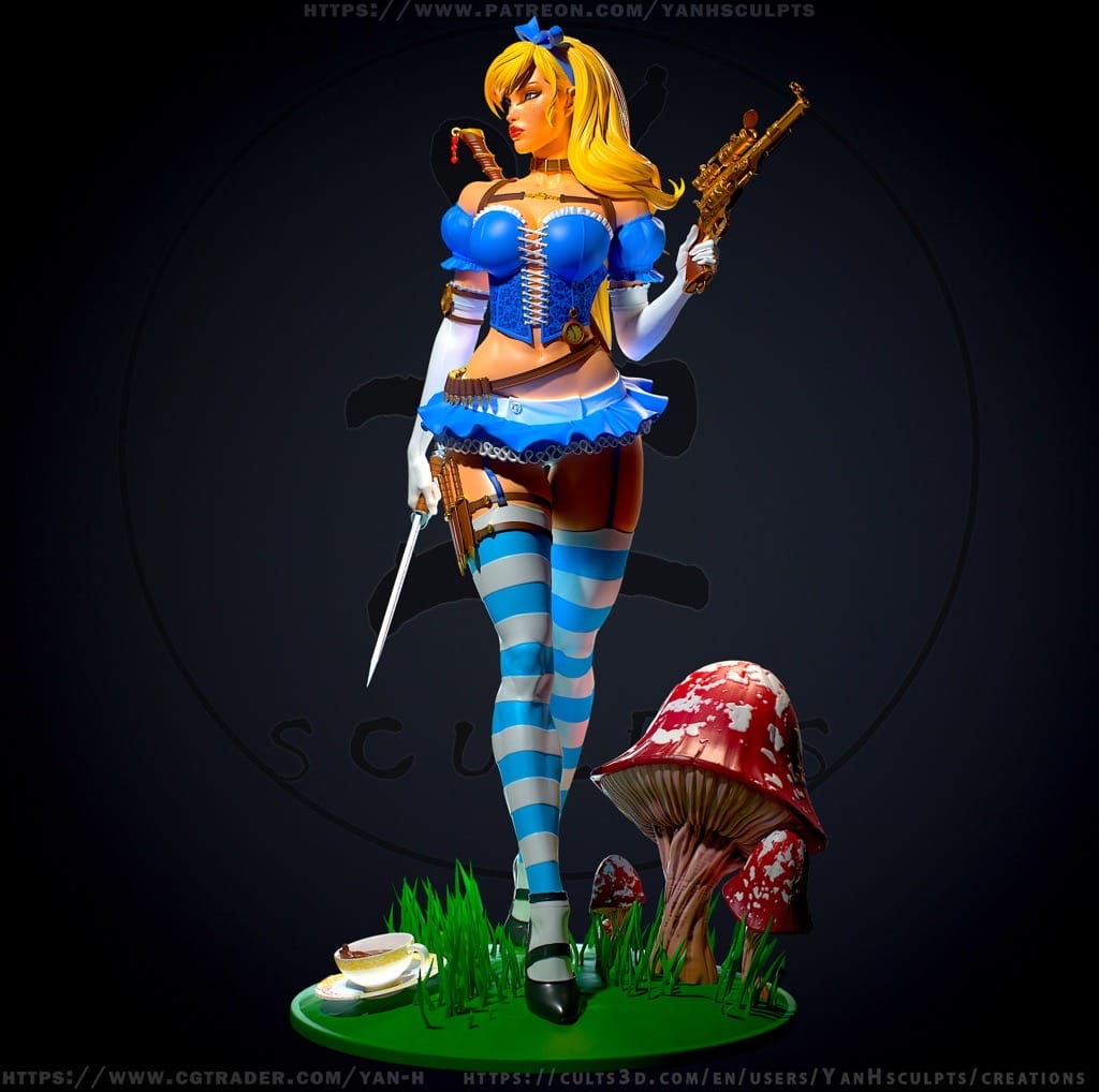 Yan H 爱丽丝梦游仙境-P站图纸收藏馆