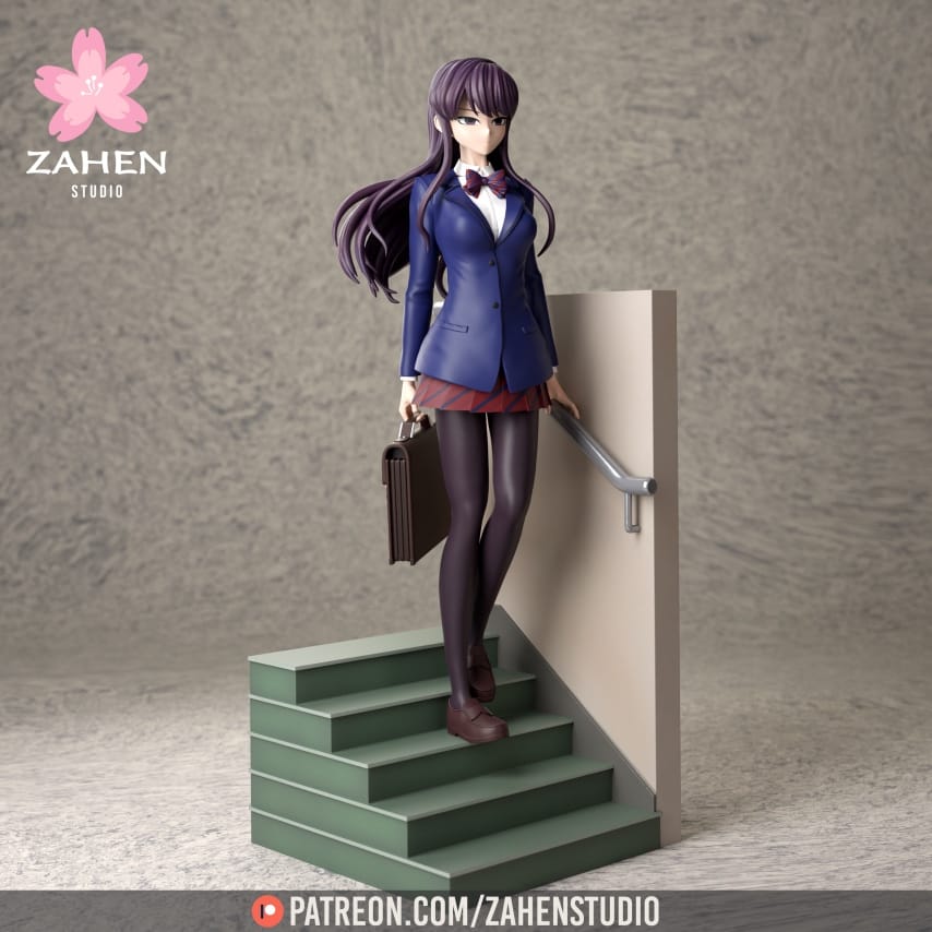 Zahen 古见同学有交流障碍症 古见硝子-P站图纸收藏馆