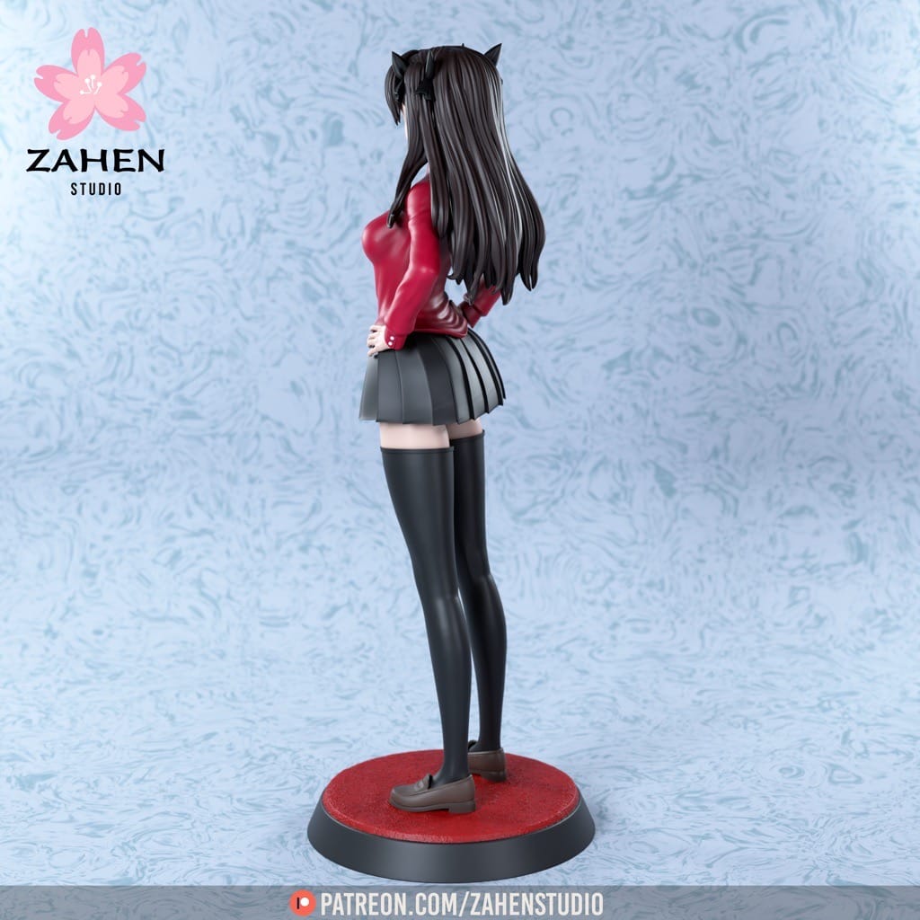 图片[2]-Zahen 命运之夜 远坂凛-P站图纸收藏馆