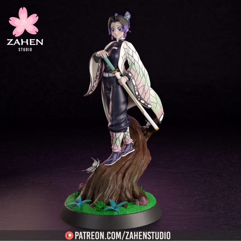 Zahen 鬼灭之刃 蝴蝶忍-P站图纸收藏馆