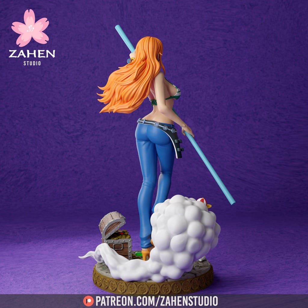 图片[2]-Zahen 海贼王 娜美-P站图纸收藏馆