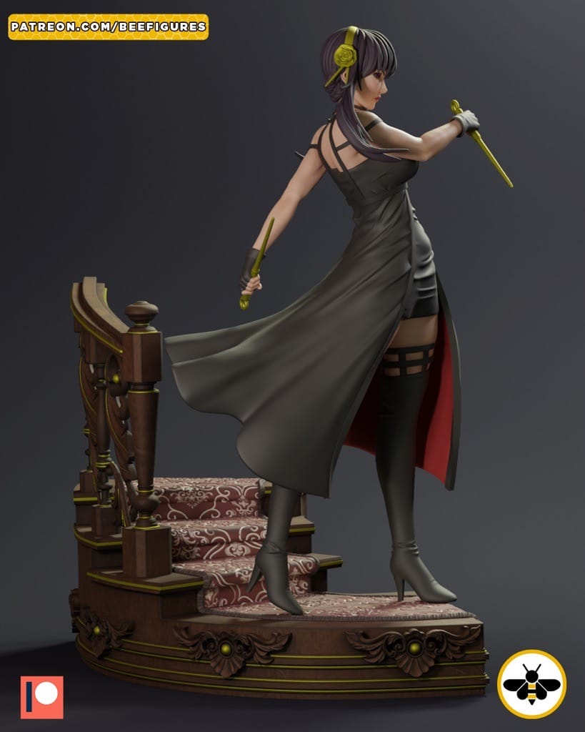 图片[2]-Bee Figures 间谍过家家 约尔·福杰-P站图纸收藏馆