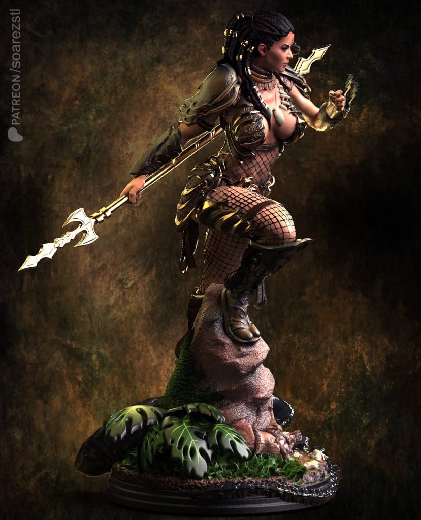 Soarez3D 异形大战铁血战士 野口真知子-P站图纸收藏馆