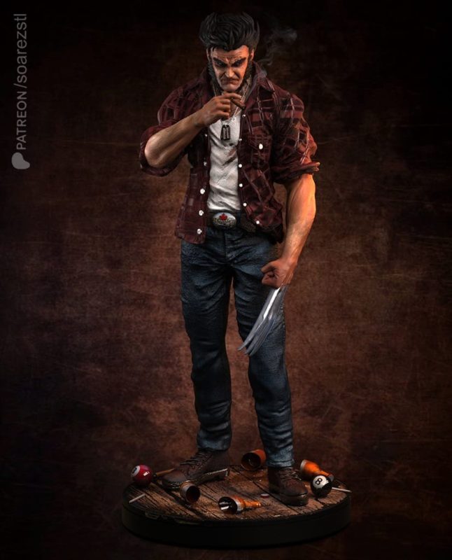 Soarez3D 漫威 金钢狼洛根-P站图纸收藏馆