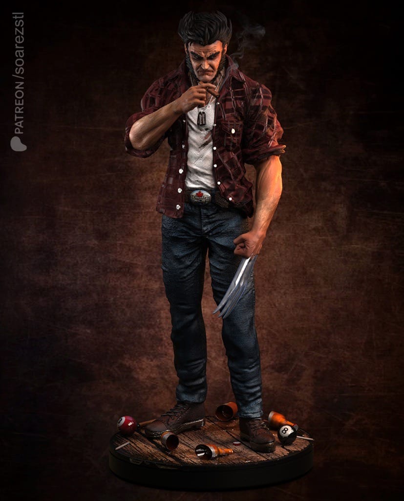 Soarez3D 漫威 金钢狼洛根-P站图纸收藏馆