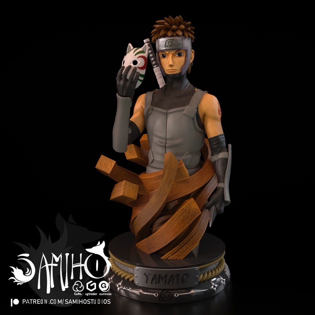 Samiho 火影忍者 大和-P站图纸收藏馆