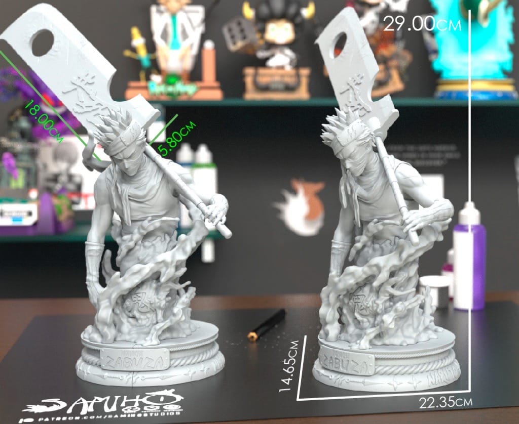 图片[2]-Samiho 火影忍者 桃地再不斩-P站图纸收藏馆