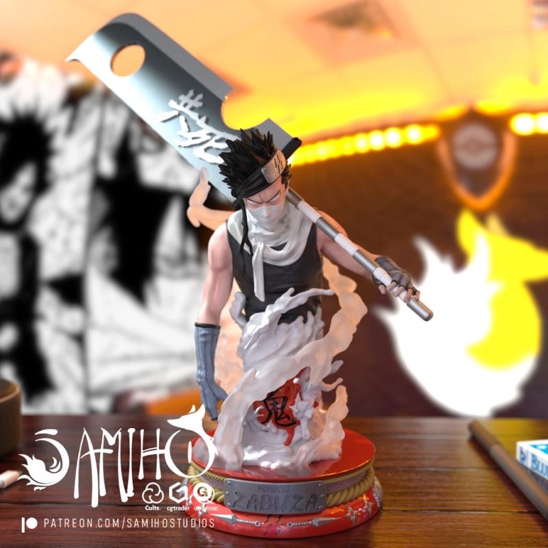 Samiho 火影忍者 桃地再不斩-P站图纸收藏馆