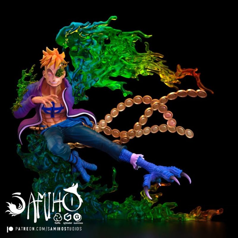 Samiho 海贼王 马尔科-P站图纸收藏馆