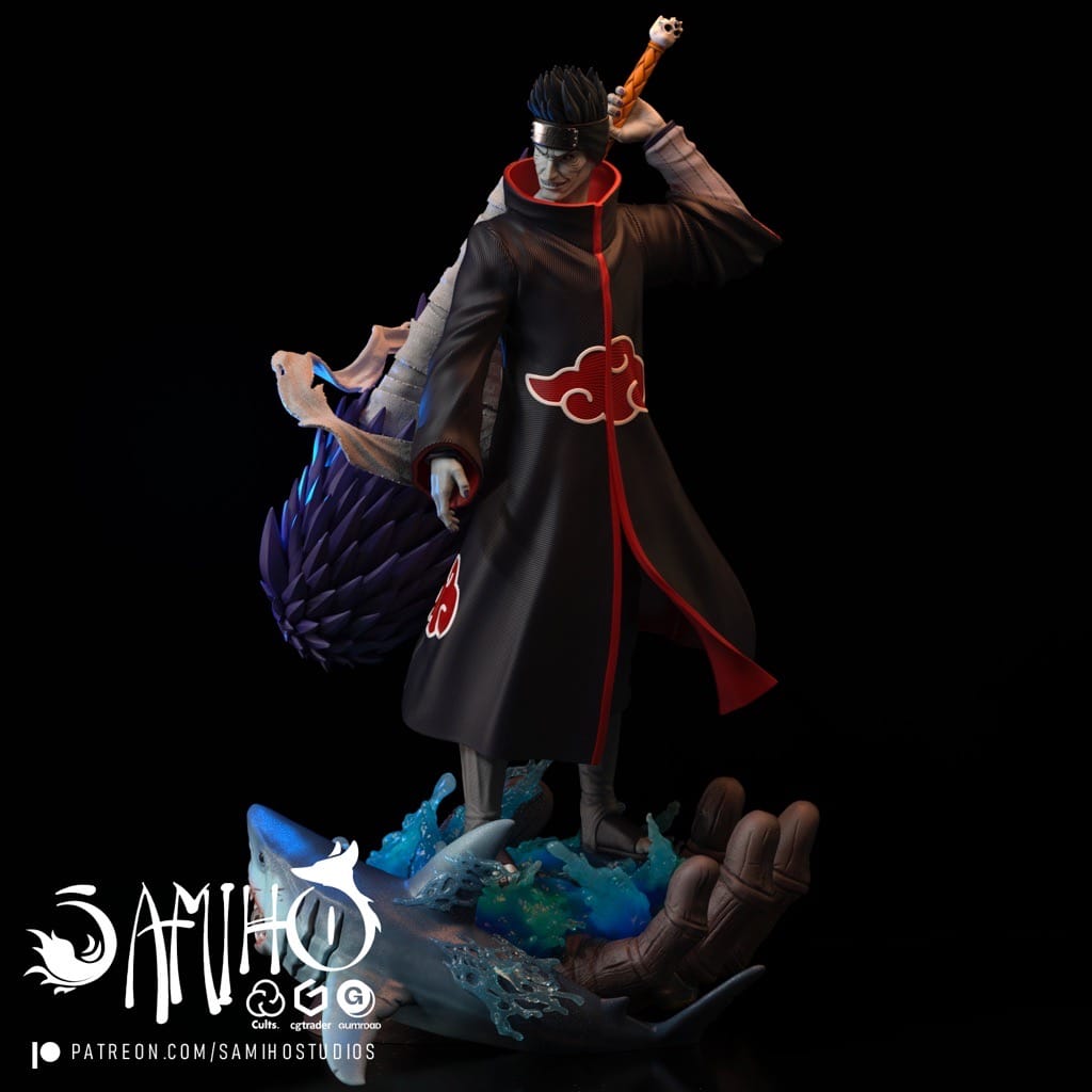 Samiho 火影忍者 干柿鬼鲛-P站图纸收藏馆