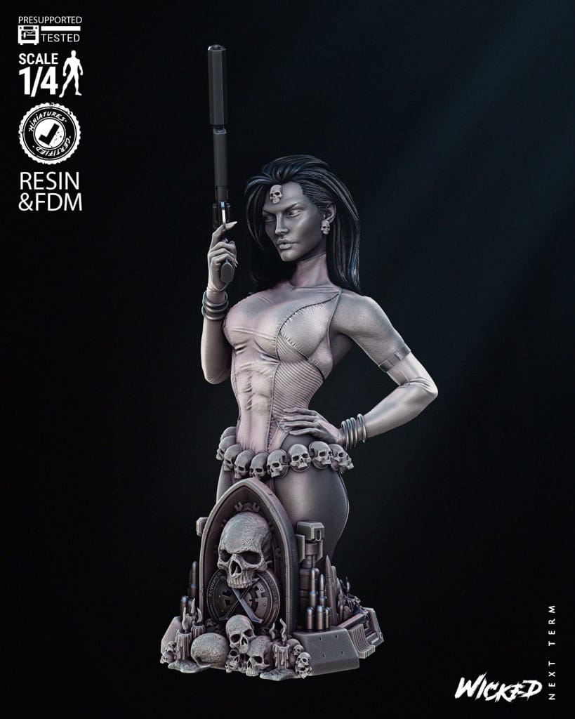 图片[2]-3DWicked 漫威 魔形女-P站图纸收藏馆