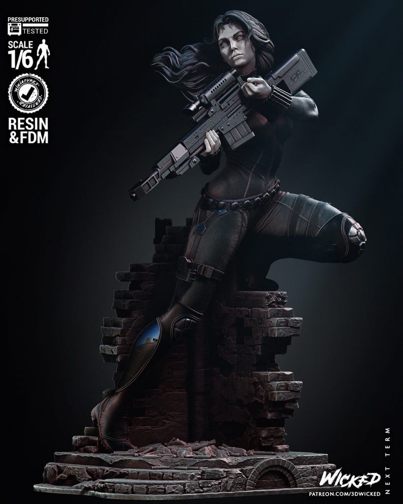 图片[1]-3DWicked 漫威 黑寡妇-P站图纸收藏馆