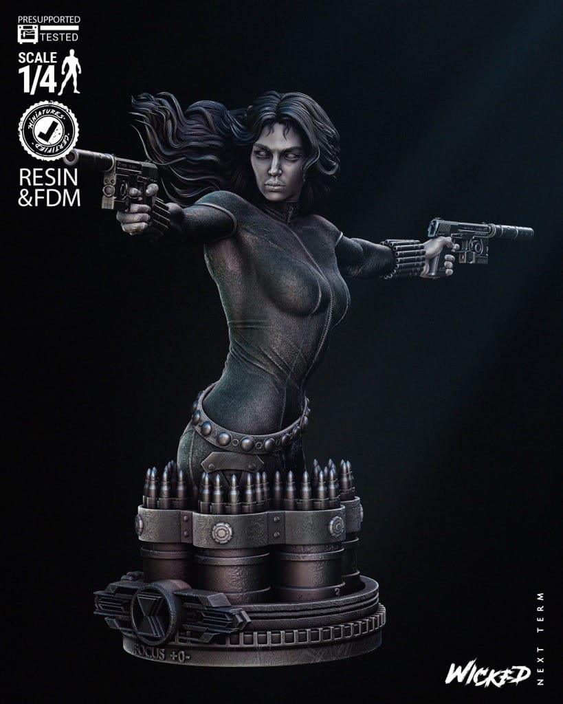 3DWicked 漫威 黑寡妇-P站图纸收藏馆