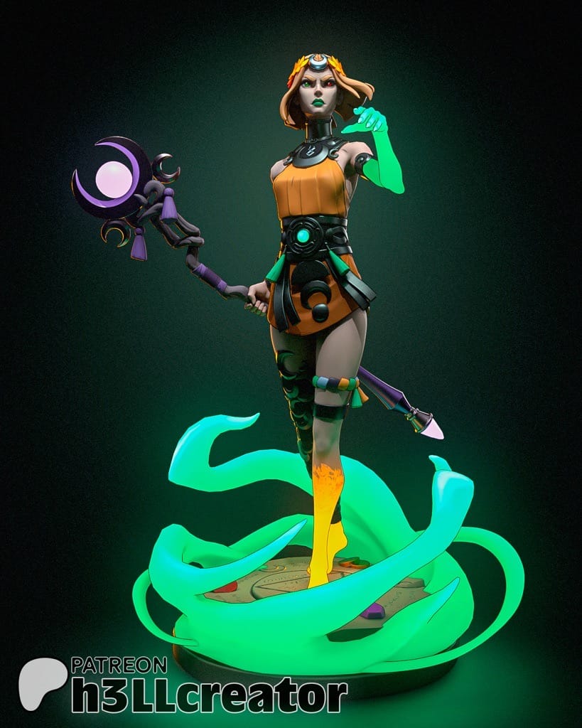 H3LL 哈迪斯 冥界公主墨利诺厄-P站图纸收藏馆