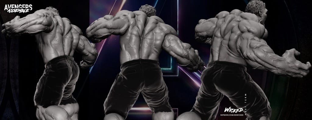 图片[2]-3DWicked 漫威 浩克-P站图纸收藏馆