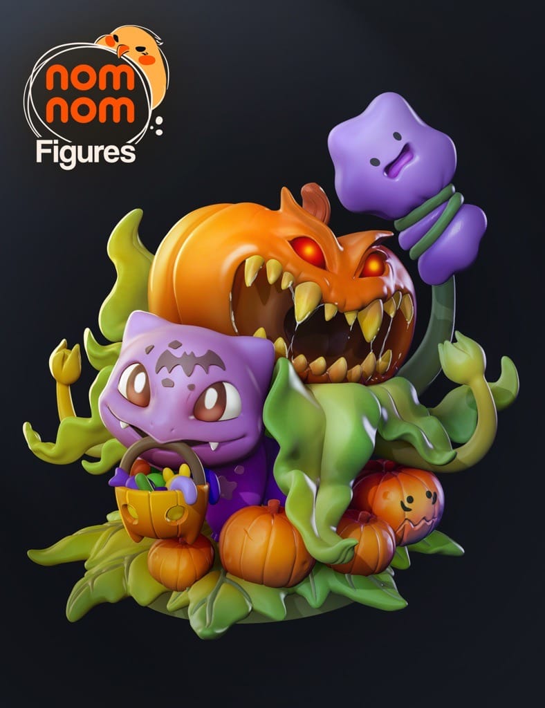 NomNom 精灵宝可梦 妙蛙种子-P站图纸收藏馆