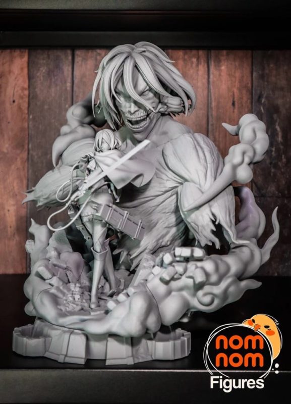 NomNom 艾伦·耶格和三笠·阿克曼-P站图纸收藏馆