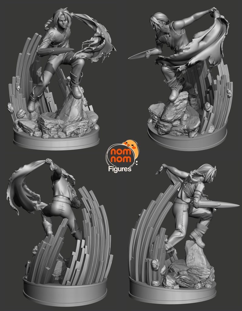 图片[2]-NomNom 钢之炼金术师 爱德华·艾尔利克-P站图纸收藏馆