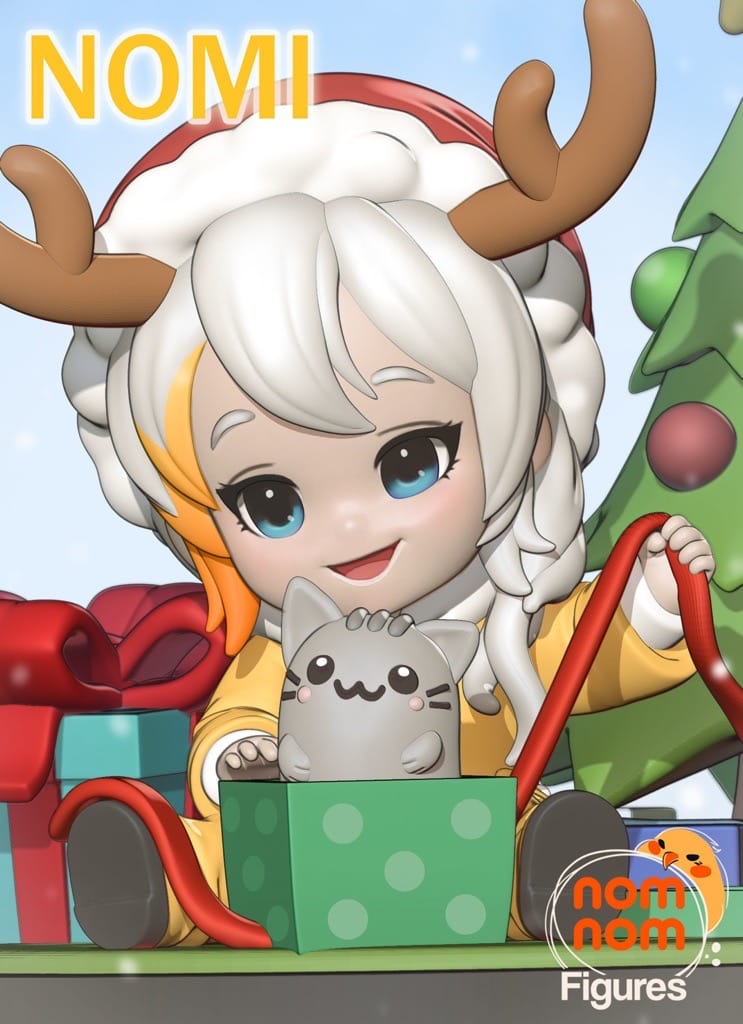 图片[1]-NomNom 圣诞女孩Nomi-P站图纸收藏馆