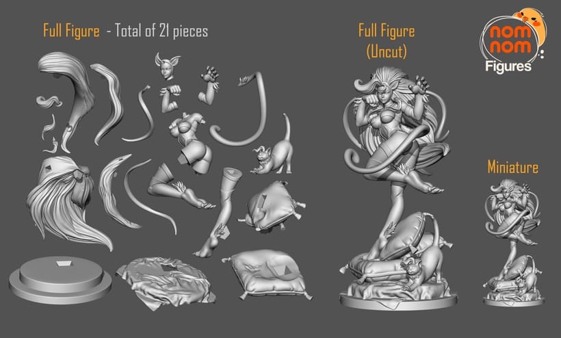 图片[2]-NomNom 恶魔战士 菲莉西亚-P站图纸收藏馆
