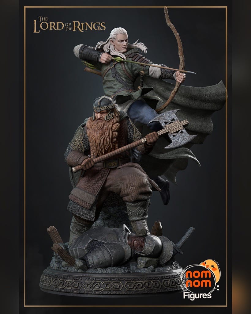 NomNom 魔戒 莱戈拉斯和吉姆利-P站图纸收藏馆