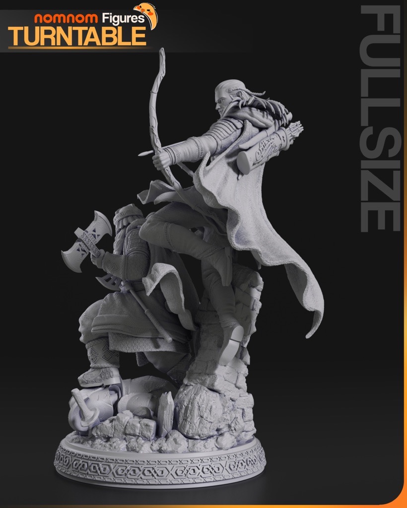 图片[3]-NomNom 魔戒 莱戈拉斯和吉姆利-P站图纸收藏馆