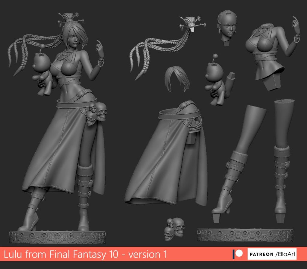 图片[2]-NomNom 最终幻想 露露-P站图纸收藏馆