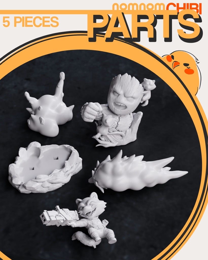 图片[4]-NomNom 银河护卫队 火箭-P站图纸收藏馆