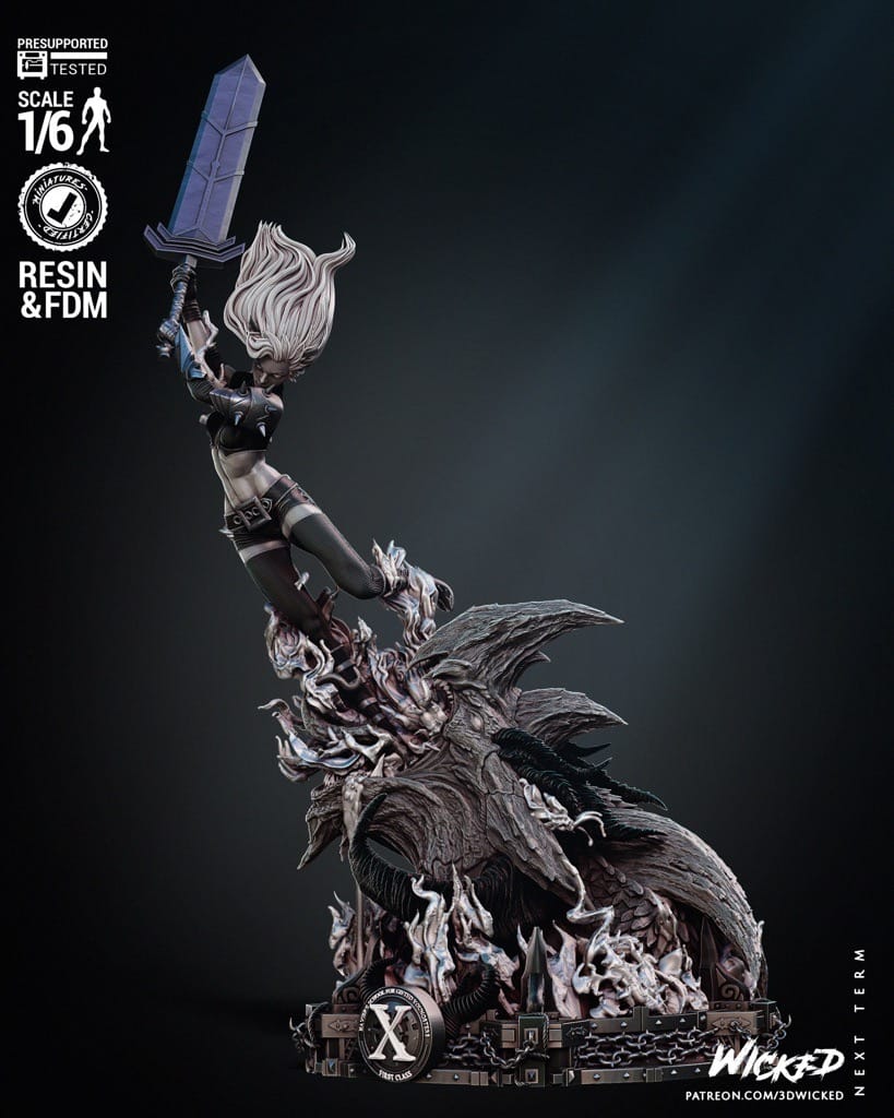 3DWicked 漫威 秘客伊丽亚娜·拉斯普廷-P站图纸收藏馆