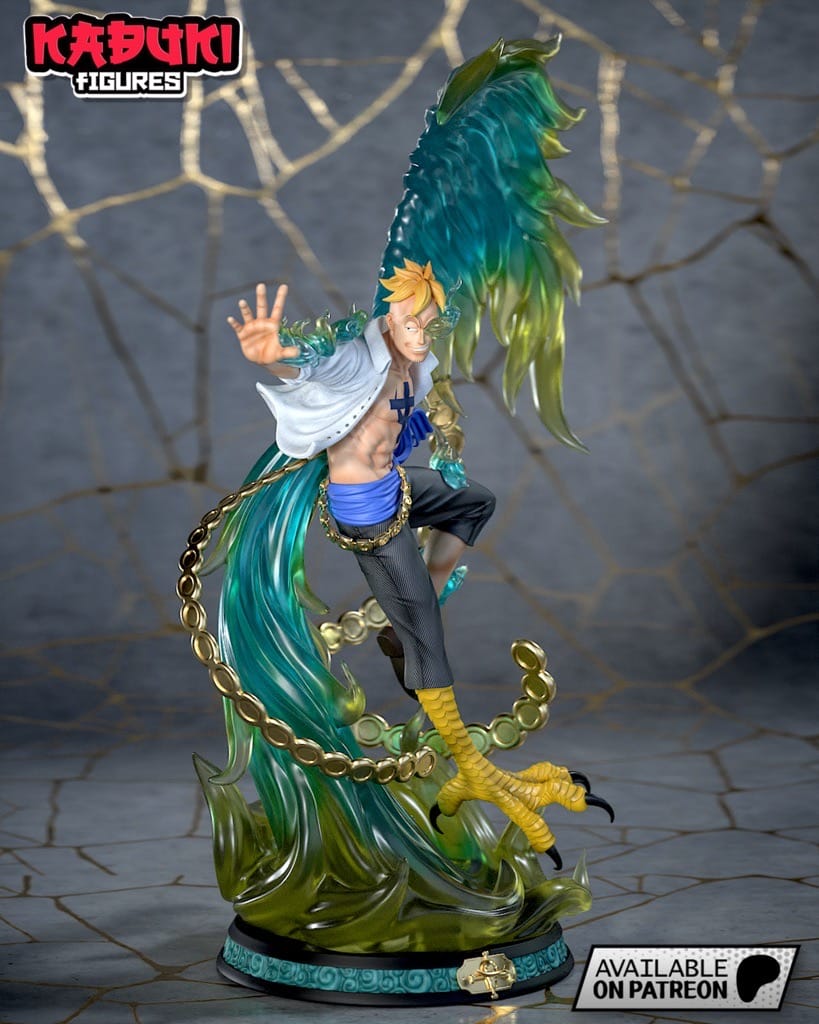 Kabuki 海贼王 马尔科-P站图纸收藏馆