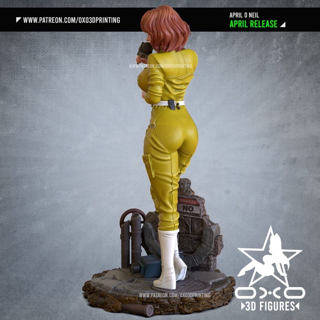 图片[2]-OXO3D 忍者神龟 爱普莉尔·奥尼尔-P站图纸收藏馆