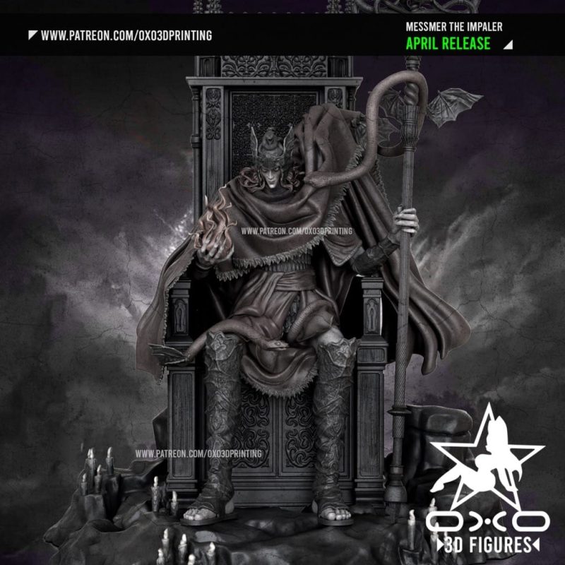 OXO3D 艾尔登法环 穿刺者梅瑟莫-P站图纸收藏馆