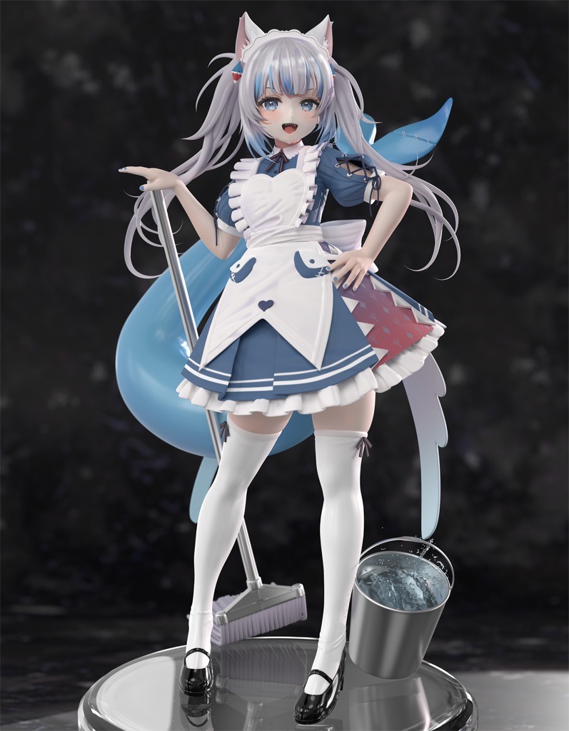 鲨鱼娘噶呜古拉-P站图纸收藏馆