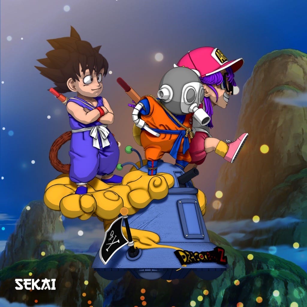 图片[4]-Sekai 龙珠 悟空和布玛-P站图纸收藏馆