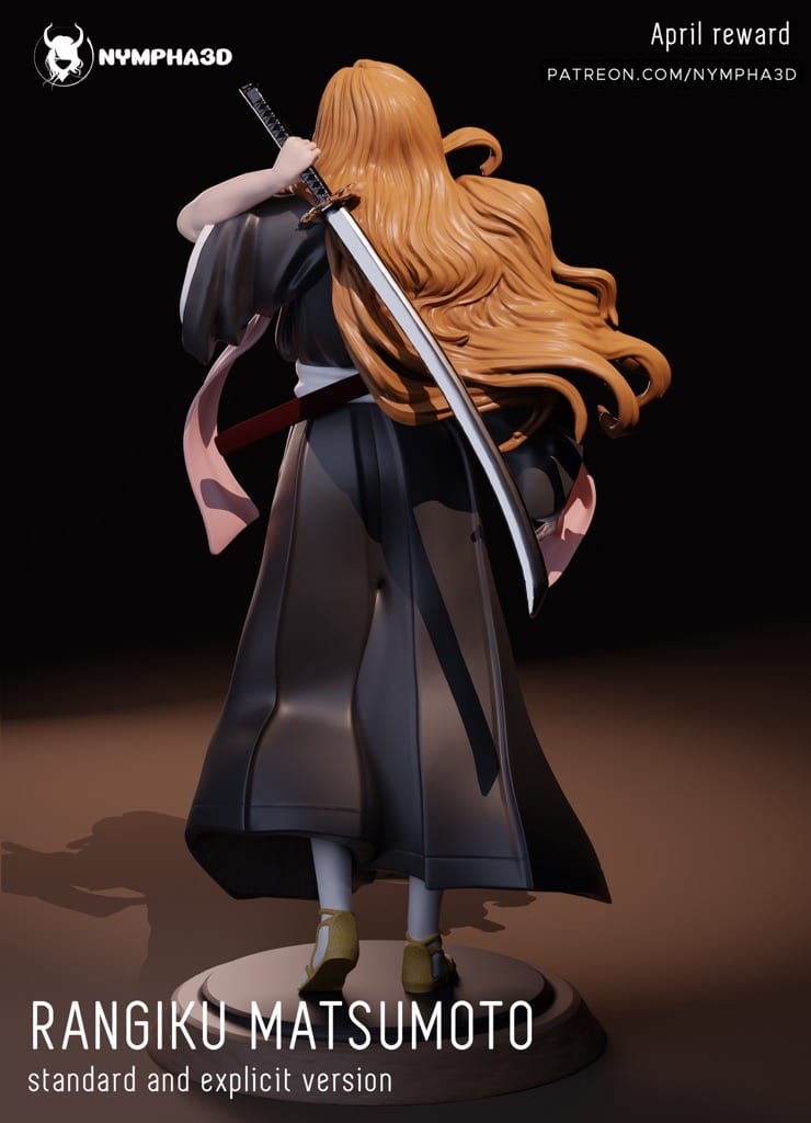 图片[2]-NYMPHA 3D 死神 松本乱菊-P站图纸收藏馆