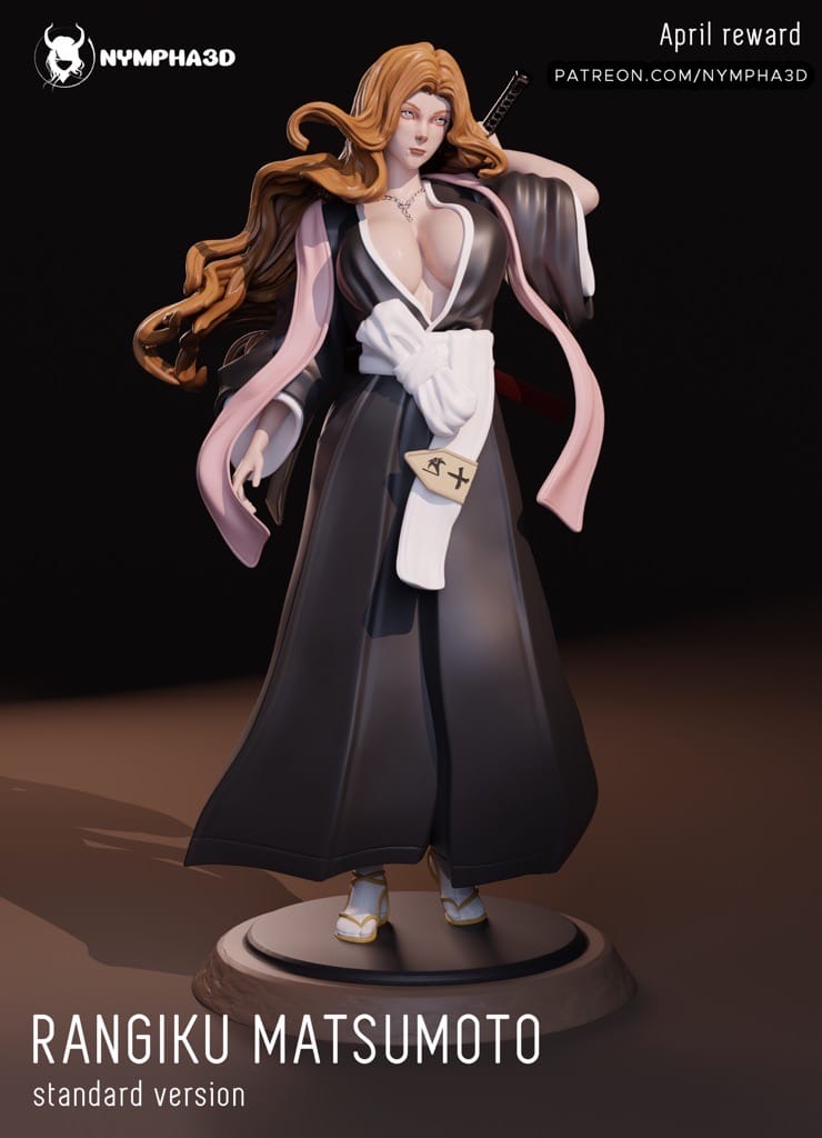 NYMPHA 3D 死神 松本乱菊-P站图纸收藏馆