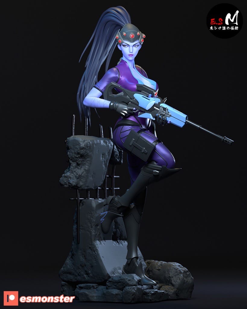 ESMonster 守望先锋 黑百合-P站图纸收藏馆
