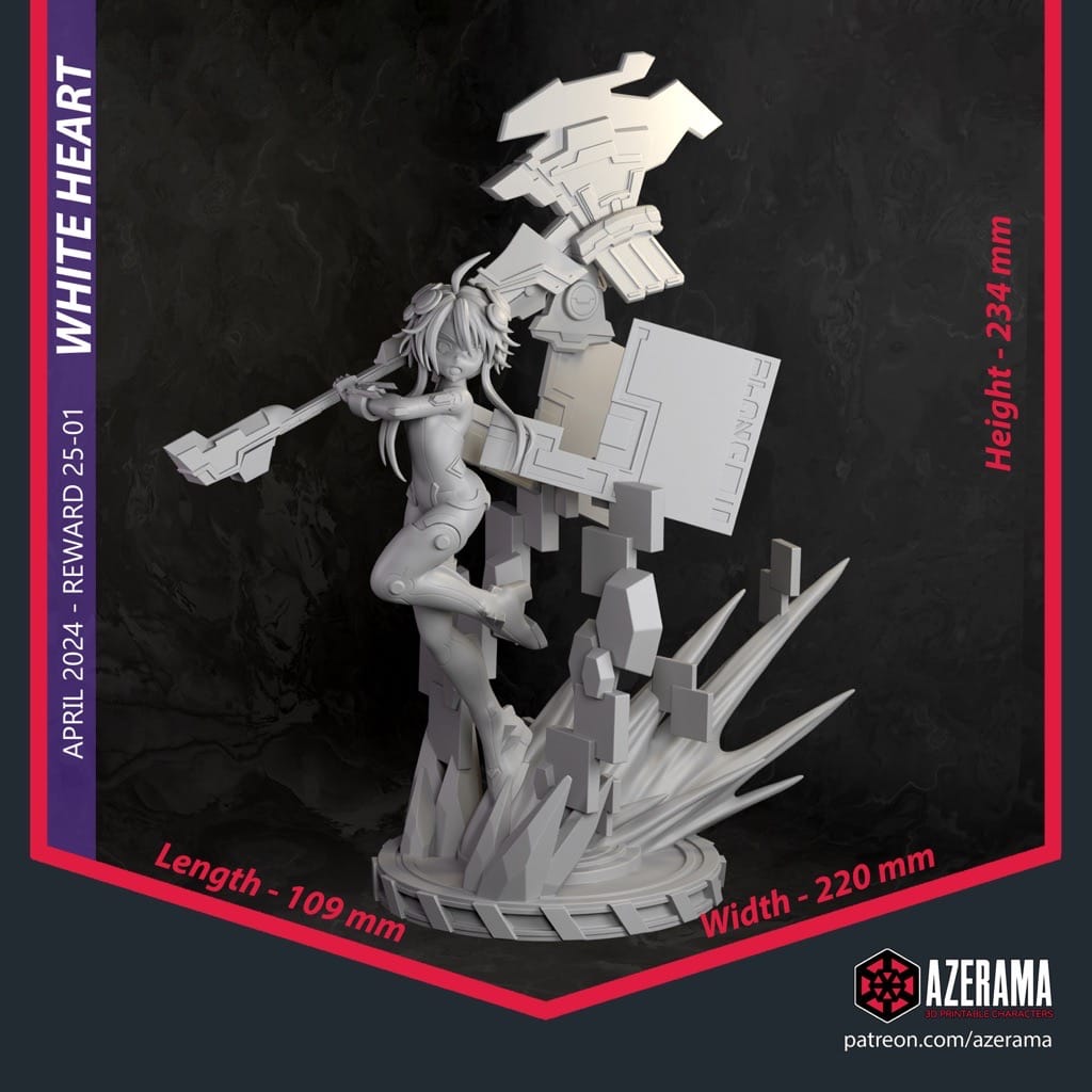 图片[3]-Azerama 超次元游戏海王星 白色之心-P站图纸收藏馆