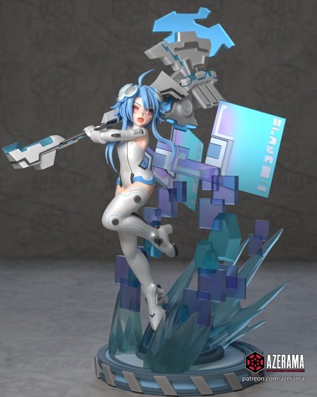 Azerama 超次元游戏海王星 白色之心-P站图纸收藏馆