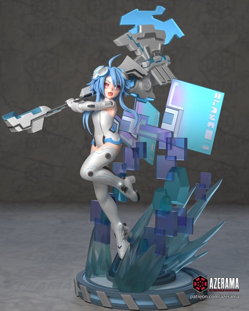 Azerama 超次元游戏海王星 白色之心-P站图纸收藏馆