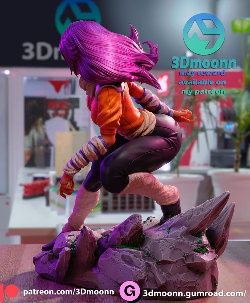 图片[2]-3Dmoonn 死神 四枫院夜一-P站图纸收藏馆