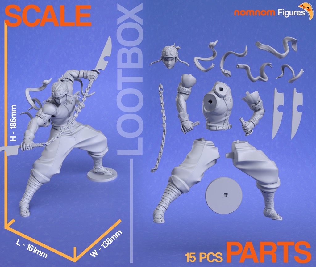 图片[2]-NomNom 鬼灭之刃 宇髄天元-P站图纸收藏馆