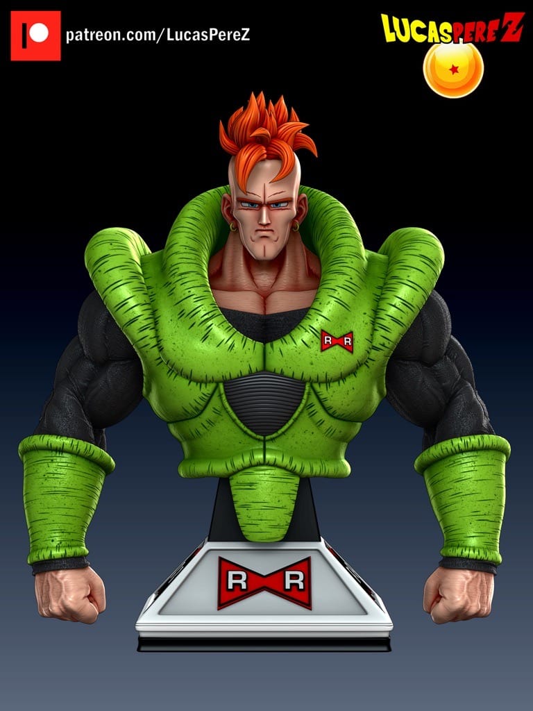 Lucas Perez 龙珠 人造人16号-P站图纸收藏馆