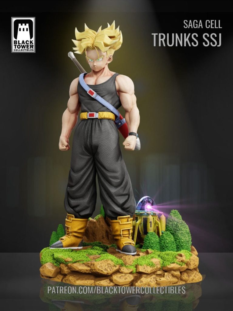 图片[2]-Black Towe 龙珠 特兰克斯-P站图纸收藏馆