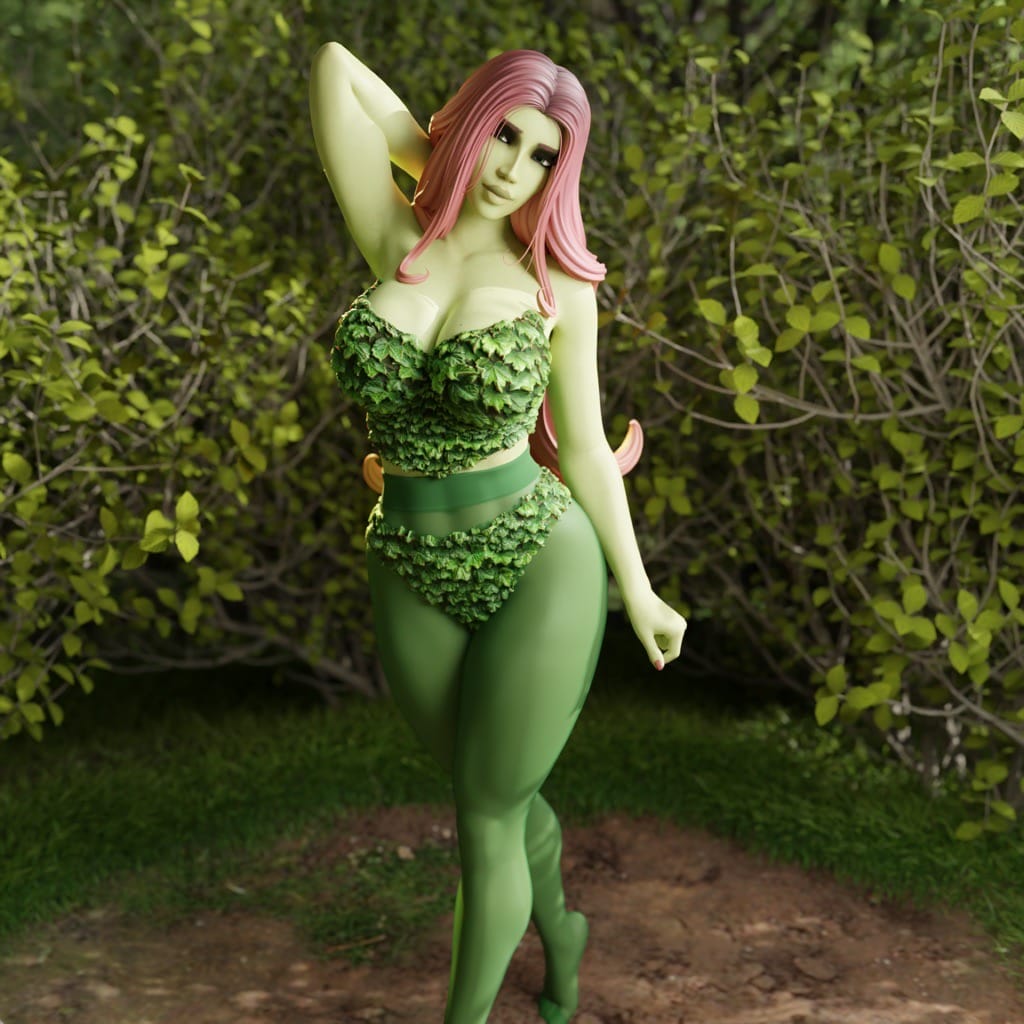 QB Works DC漫画 毒藤女-P站图纸收藏馆